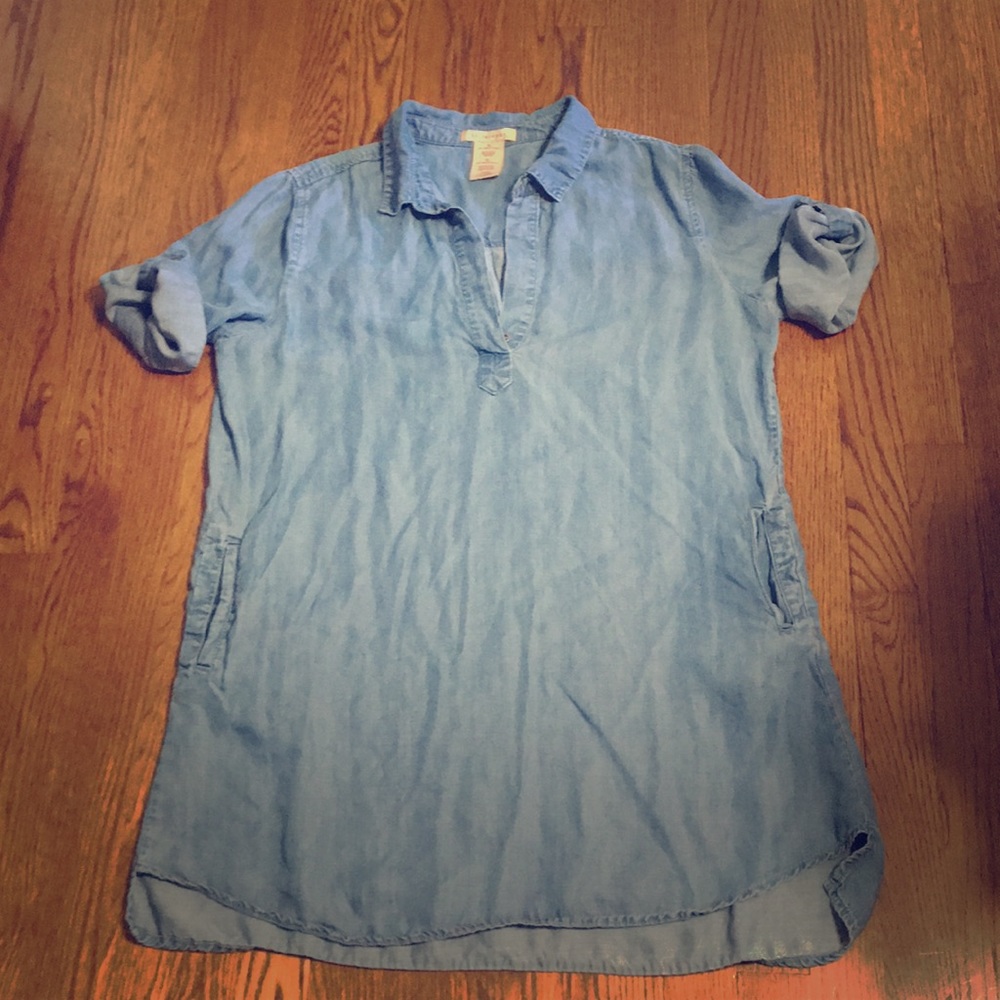 Philosophy jean tunic dress xl